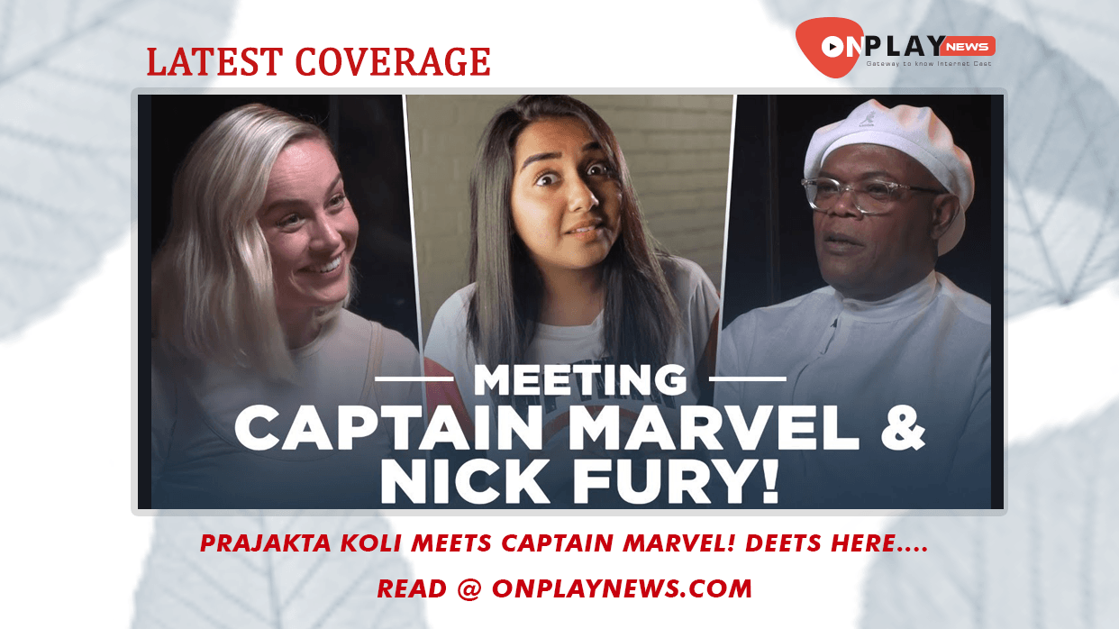 Prajakta Koli Meets Captain Marvel! Deets Here 1